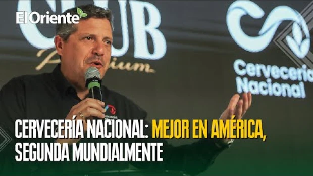Cervecería Nacional celebra ser "la mejor de América y la segunda del mundo"