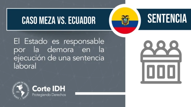 CorteIDH condenó a Ecuador