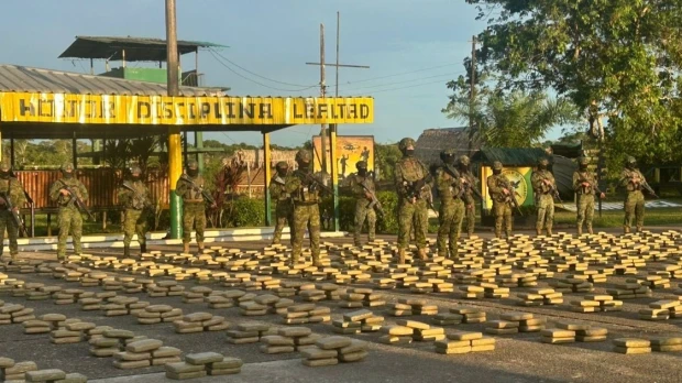 Colombia logró incremento histórico en incautación de drogas en frontera con Ecuador