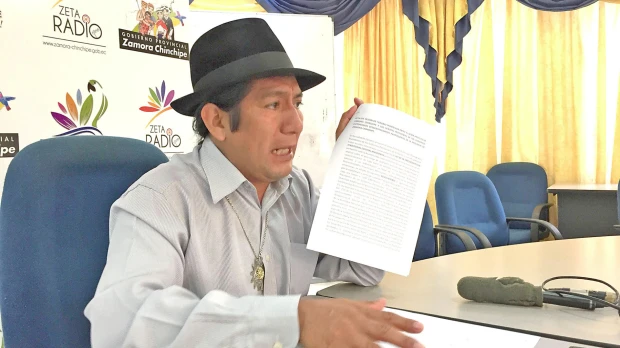 Prefecto de Zamora Chinchipe en contra de que se cree ente