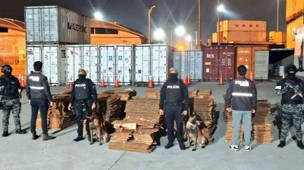 La Policía decomisó una tonelada de cocaína que iba al Reino Unido
