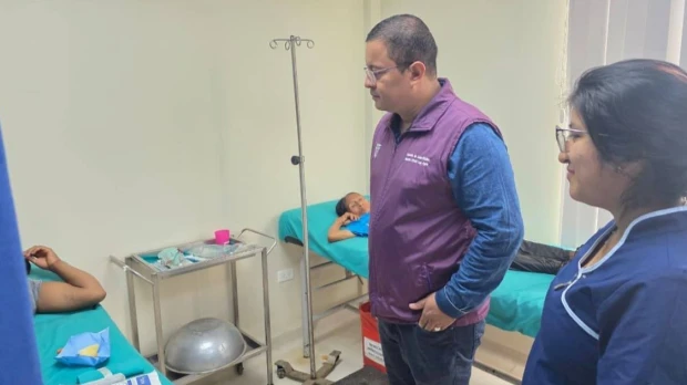 Autoridades de Salud supervisan el puesto médico Yamanunka en Sucumbíos