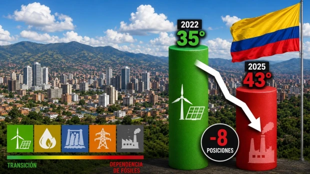 Colombia cayó ocho puestos en ranking de transición energética ¿por qué?