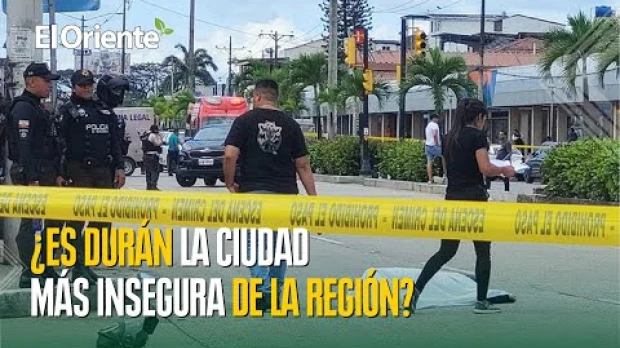 Durán tiene una de las tasas de homicidios más altas de la región 