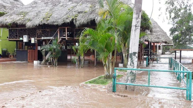 El caudal del río Aguarico en Sucumbíos crece de manera alarmante
