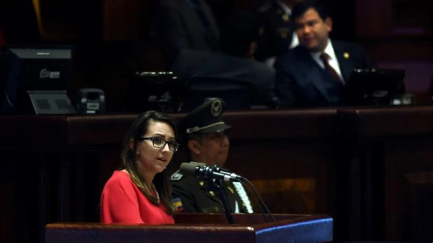 Abstenciones y ausencias del bloque de Alianza PAIS salvaron de la censura a la exministra Verónica Espinosa