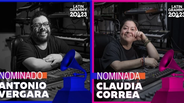 Antonio Vergara y Claudia Correa fueron nominados a los Latin Grammy