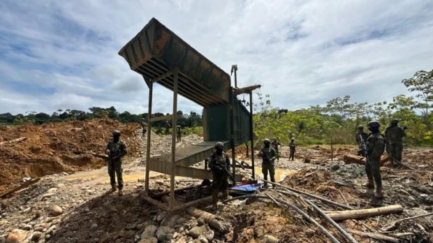 Minería ilegal ingresa a zona intangible del Yasuní con 16 frentes activos