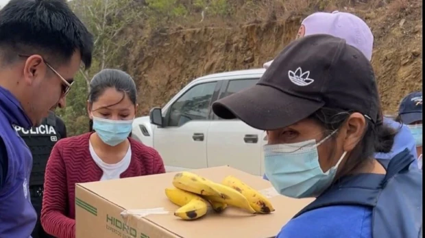 Afectados por incendio de Quilanga recibieron el Bono de Contingencia 