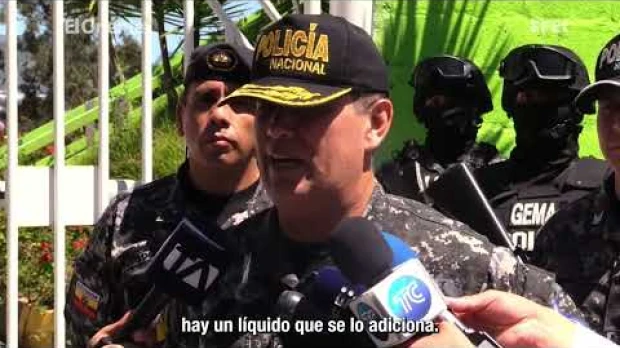 Ecuador destruye el mayor decomiso de droga de su historia, de 21,5 toneladas de cocaína