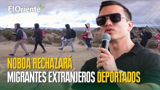 Ecuador no recibirá migrantes extranjeros deportados 