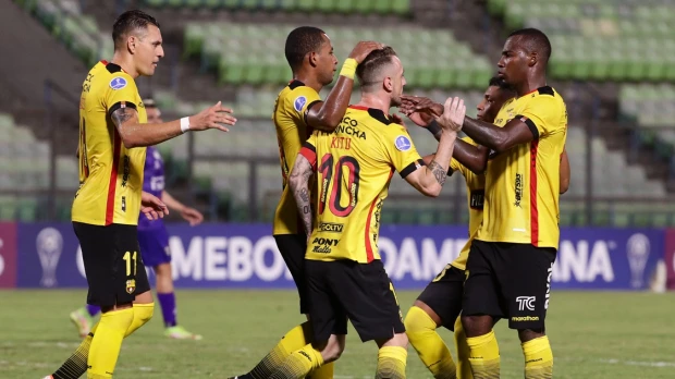 Barcelona goleó 4-1 a Cumbayá con un hat-trick de Damián Díaz