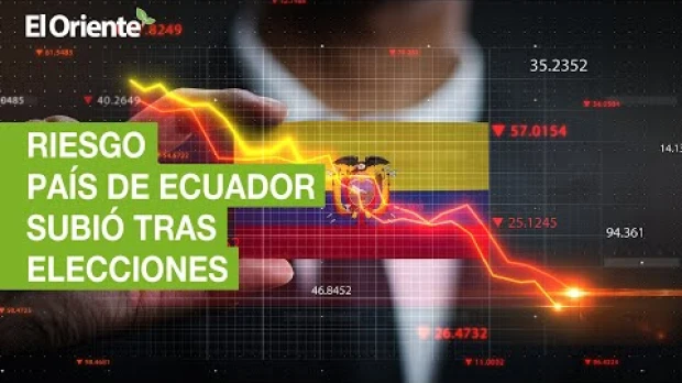 El riesgo país de Ecuador subió hasta a los 1.514 puntos tras elecciones