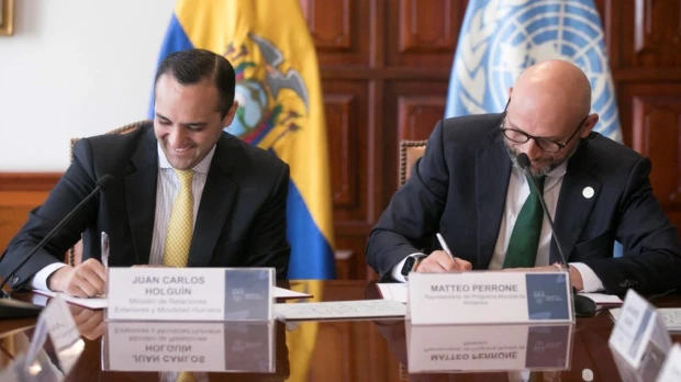 El PMA fortalecerá cooperación con Ecuador, que afronta desnutrición infantil