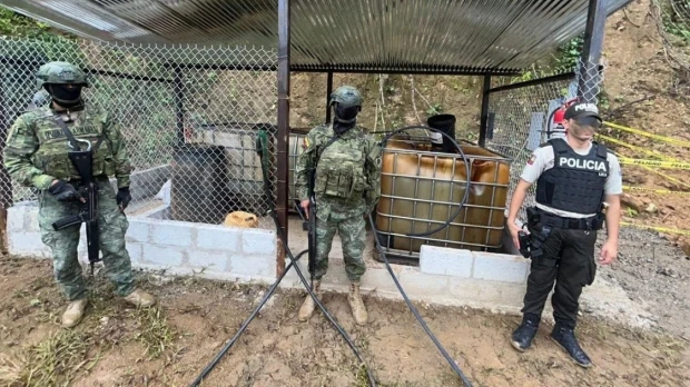 El Ejército decomisó 700 galones en Zamora Chinchipe
