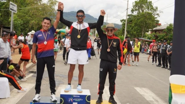 Daniel Pintado ganó el nacional de marcha de Sucúa