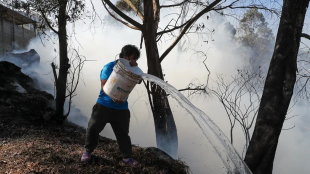 Ecuador tiene 22 incendios forestales activos