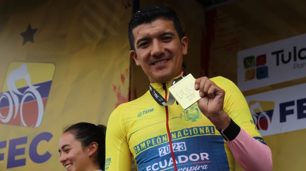Richard Carapaz ganó su primera corona en Ecuador