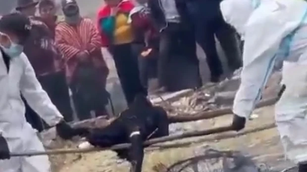 Fiscalía investiga asesinato de hombre quemado en Guamote
