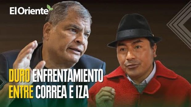 Iza y Correa se enfrentan. ¿Por qué?  