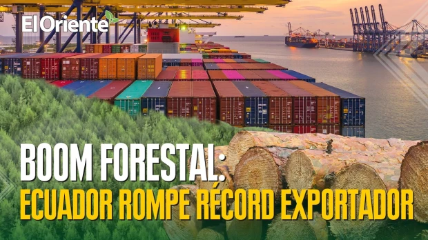 Exportaciones forestales de Ecuador alcanzan cifra récord en 2025. Noti Oriente [20de febrero de 2026]