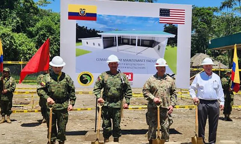 La ceremonia se llevó a cabo en El Coca, provincia de Orellana / Foto: cortesía Embajada de Estados Unidos