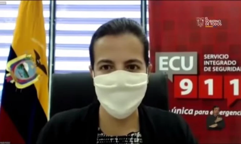  María Paula Romo es la encargada de entregar las cifras diarias de contagiados.