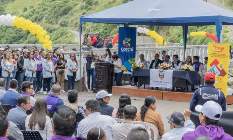 La hoja de ruta del proyecto geotérmico binacional Tufiño–Chiles–Cerro Negro fue entregada / Foto: cortesía Emelnorte