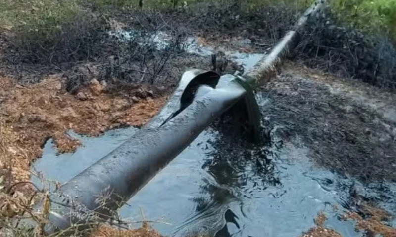 El oleoducto Caño Limón-Coveñas, transporta petróleo desde los pozos de Arauca hasta el puerto de Coveñas / Foto: cortesía