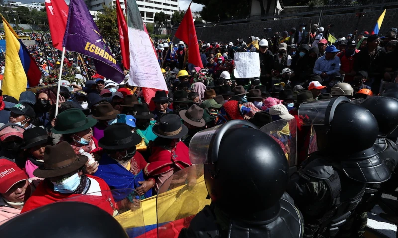 Producción de Petroecuador cae cerca de 40 % por protestas / Foto: EFE