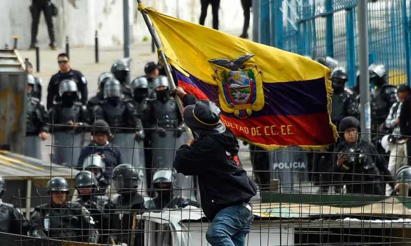 El detonante de las protestas fue la eliminación del subsidio al diésel decretada por Noboa el 12 de septiembre/ Foto: cortesía