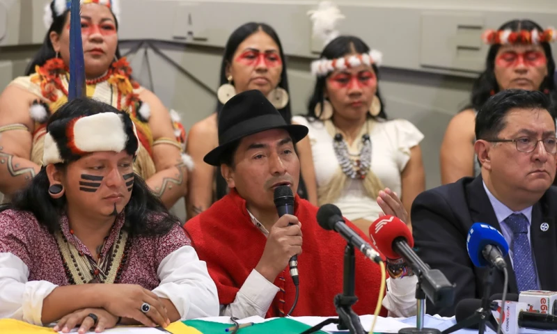 El movimiento indígena dijo que el proyecto de ley otorga "poderes excesivos" al denominado Bloque de Seguridad/ Foto: cortesía EFE