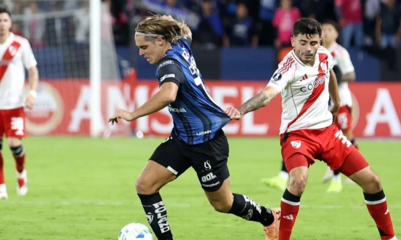 El delantero argentino Claudio Spinelli fue la figura ante River Plate / Foto: cortesía Independiente del Valle