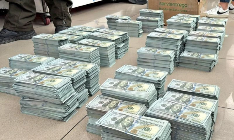 En el operativo se incautaron más de 15,9 millones de dólares / Foto: cortesía Policía Nacional