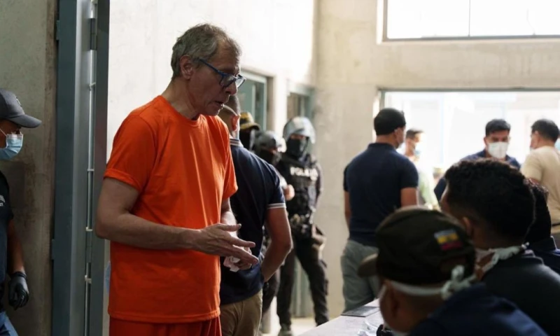 Glas fue detenido en 2024 en la Embajada de México en Quito / Foto: EFE