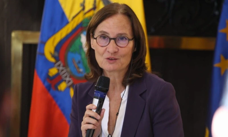 Gerretsen presentó en Ecuador el Programa de Seguridad, Esperanza y Resiliencia para la Paz en Ecuador (Serpaz) / Foto: cortesía UE en Ecuador