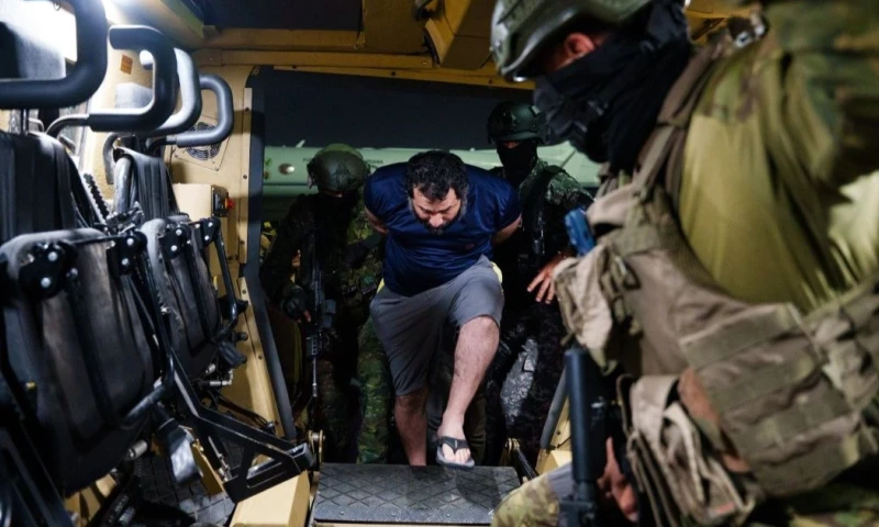 El líder de Los Choneros permanece detenido en La Roca tras su recaptura en junio / Foto: cortesía Ministerio de Defensa