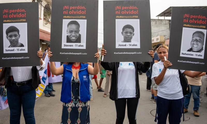 Johana Arboleda, madre de Saúl, coincidió en que va a "seguir hasta el final" en la búsqueda de la verdad sobre lo que pasó con su hijo, quien el 13 de diciembre cumplió 15 años./ Foto: cortesía EFE