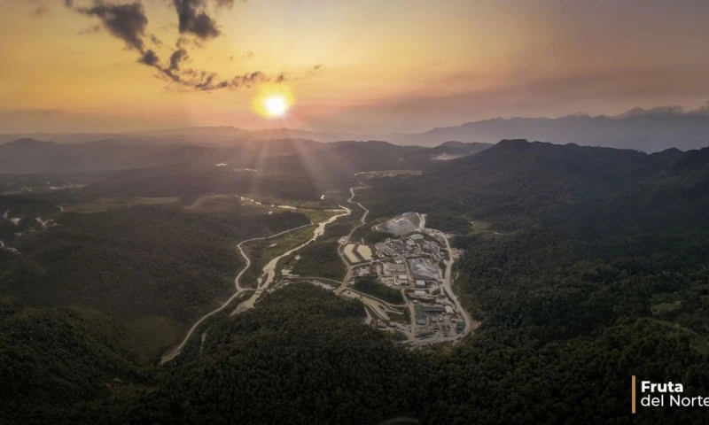 Actualmente, equipos perforan distintas zonas para analizar tamaño, continuidad y calidad mineral / Foto: cortesía Fruta del Norte 