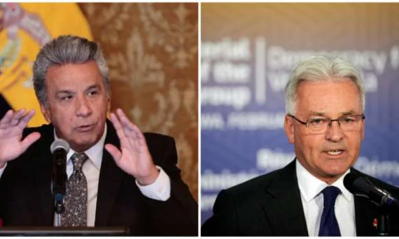 CITA. Lenín Moreno y Alan Duncan tendrán un encuentro en Guayaquil, pero antes el funcionario británico visitará la Cancillería ecuatoriana y será recibido por el ministro de Relaciones Exteriores, José Valencia. Foto: La Hora