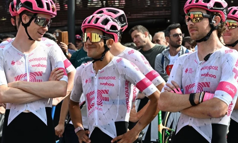 Richard Carapaz conquistó su tercer podio en el Giro de Italia / Foto: EFE