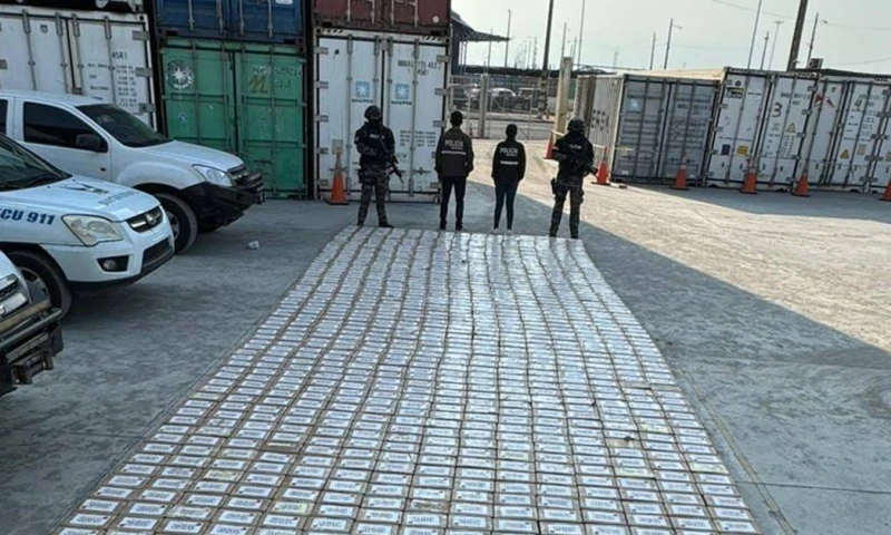 Guayaquil es uno de los principales puntos de salida de droga de Sudamérica / Foto: cortesía Policia Nacional
