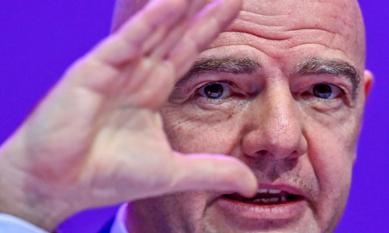 Antes de su reelección para el cargo que ocupa desde hace siete años, Infantino repasó logros del último cuatrienio / Foto: EFE