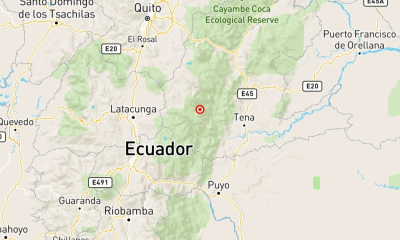 Se originó a una profundidad de 5 kilómetros bajo la superficie terrestre / Foto: cortesía IG Ecuador