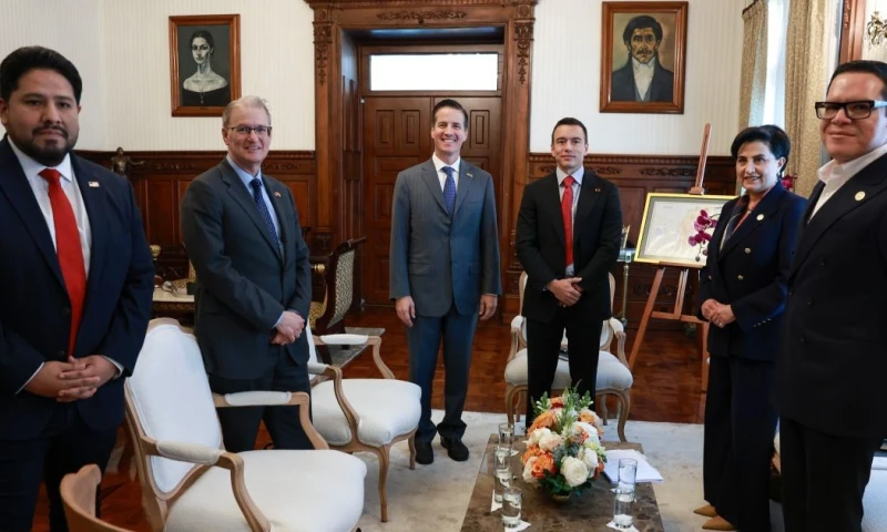 El senador sostuvo que Ecuador atraviesa una grave crisis de seguridad / Foto: cortesía Presidencia