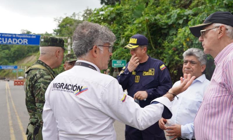 Los dos países comparten una frontera terrestre de 586 kilómetros con varios pasos limítrofes / Foto: EFE