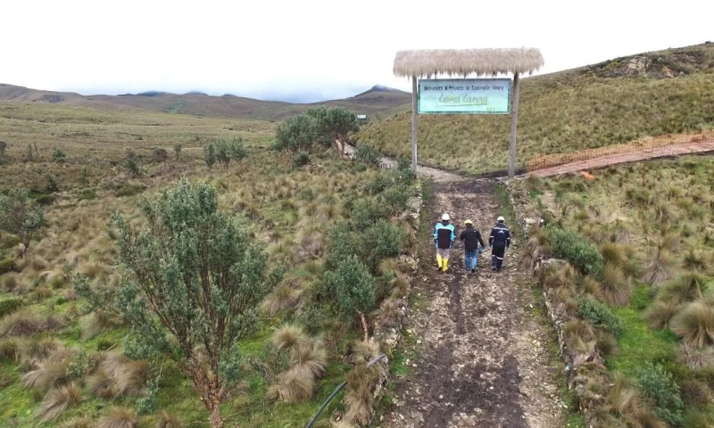 El proyecto minero Loma Larga está ubicado en Azuay / Foto: cortesía DPM