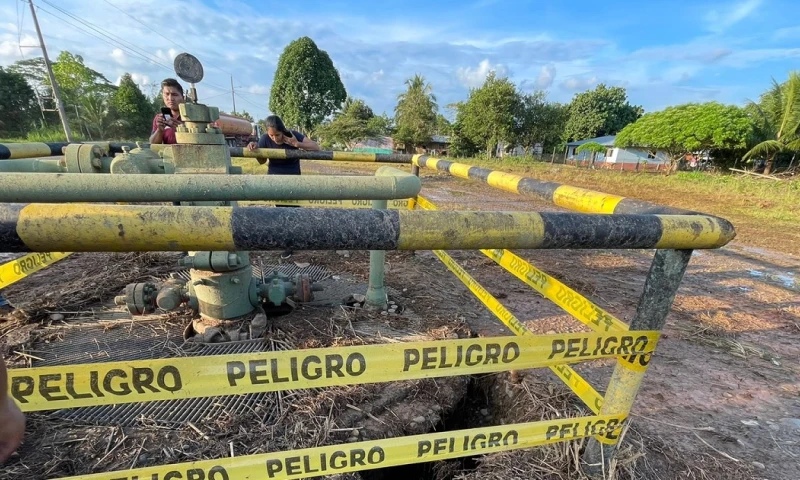 Un nuevo incidente se registró en el Bloque 57 en Shushufindi / Foto: cortesía Confeniae