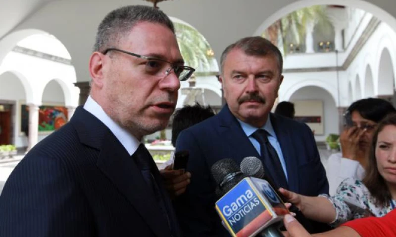 Khalil Boutros al-Sholy, presidente fundador de Gente Oil Global, fue al cambio de guardia del 22 de febrero de 2016. Foto: El Universo