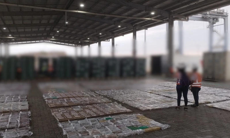 Esta cantidad de droga incautada representa un aumento de un 29 % respecto al mismo periodo de 2023 / Foto: cortesía Policía Nacional 